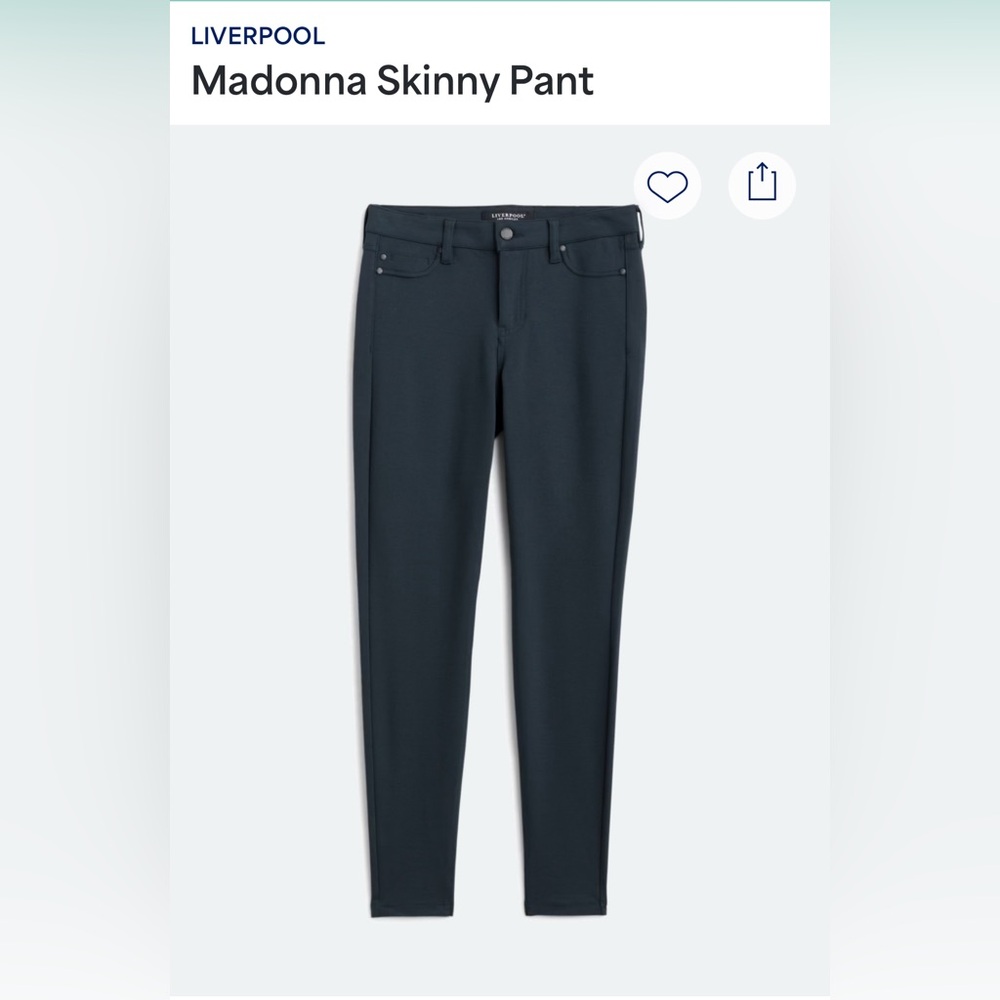 Liverpool Madonna Skinny Pants 4P